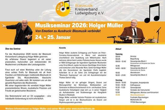 Musikseminar mit Holger Müller